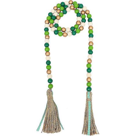 1 guirlande de perles en bois pour la Saint-Patrick