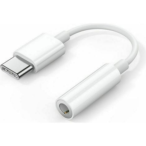 Adaptateur USB Type-C vers jack 3,5 mm – Son HiFi 32 bits/384 kHz – Puce DAC intégrée – Fil tressé en Kevlar pour durabilité - Mate40
