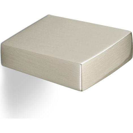 10er Pack - Möbelknopf SW90 BA 16 mm Edelstahloptik Junker Design