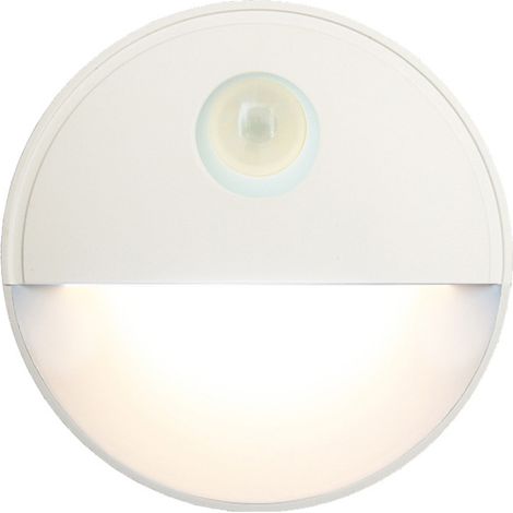 Veilleuse À Détecteur De Mouvement - Capteur Double Lumière + Corps Humain - Pour Armoire Chambre Couloir - Autonome Sur Piles - 3 Piles AAA - Fixation Adhésive Ou Magnétique (1/5)