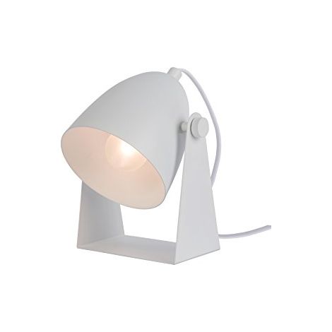 Lampada da tavolo faretto bianca E14 metallo Lucide Chago (1/4)