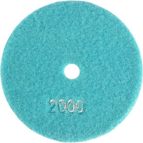 Tampon de Polissage Diamant Abrasif, Disque de Meulage de Roue Diamantée, Disques de Meulage, Pièces d'outils de Finition électriques pour Granit, Béton, Marbre (2000) (1/4)