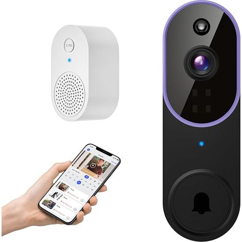 Citofono visivo remoto wireless Smart Visual Doorbell (1/3)