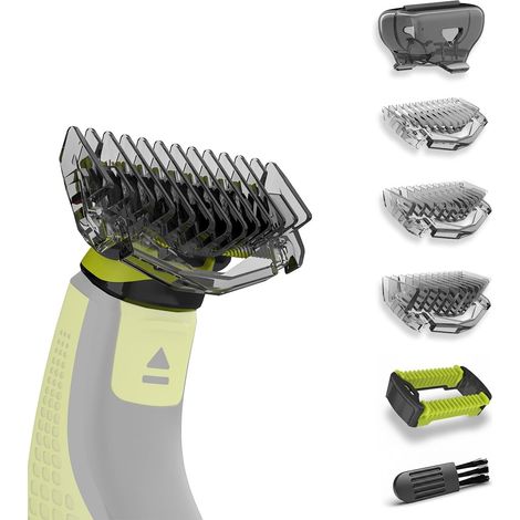 1/3/5mm Mower Combs + Protective Cap - Compatible with OneBlade (1/4)