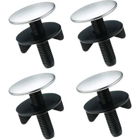 4 Pièces Robinet Trou Couvercle, Robinet Couvercle Trou Cuisine, Bouchon Trou Robinet D'évier, Acier Inoxydable Robinet Trou Couvercle pour Accessoires d'évier Cuisine, Salle Bain à Maison (12-40mm)