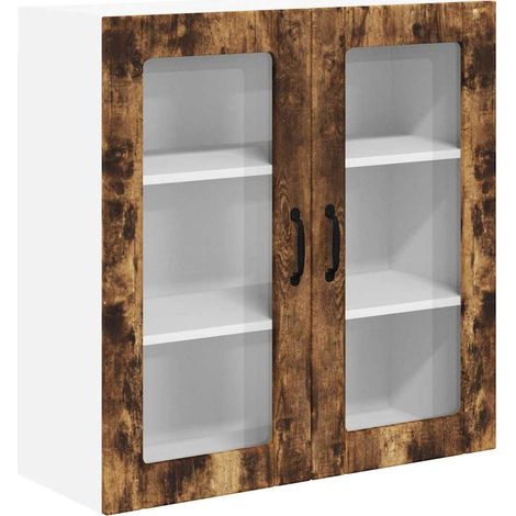 Meubles de Rangement,Armoire de cuisine Chêne fumé 80 x 31 x 80 cm Bois d'ingénierie CFW935537 (1/5)
