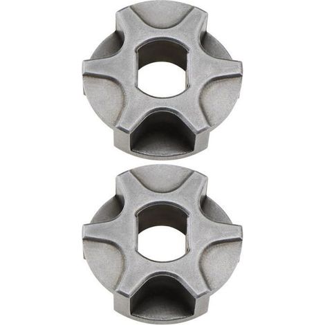 2x Pignon 3/8" cannelé 9 mm pour tronçonneuse - compatible Makita DUC254 DUC204 (6+3 dents) (1/5)