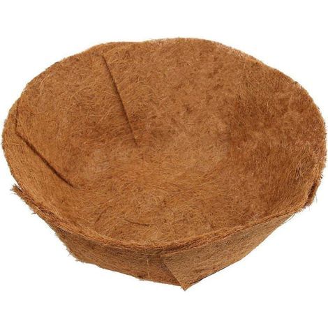 Panier Suspendu Doublure De Coco pour Panier De Jardinière, Doublure De Panier De Jardinière en Noix De Coco Naturelle pour Décoration De Panier De Fleurs Et De Pot De Fleur, 61cm (1/5)