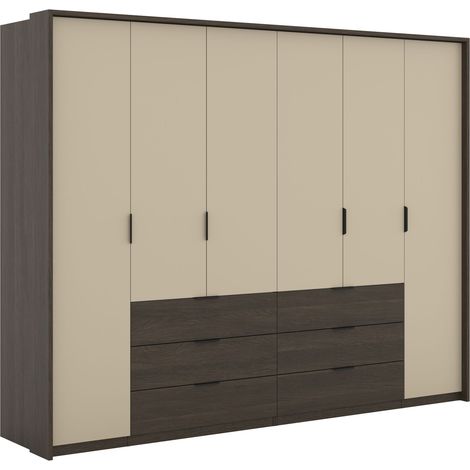 Armario Austin 386 , 217x278x63cm, Puertas de armario: Con bisagras, Número de estantes: 0