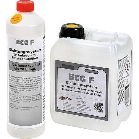 Flüssigdichtmittel Selbstdichtmittel Dichtmittel BCG F 1-5 Liter Heizung Solar '1 Liter'