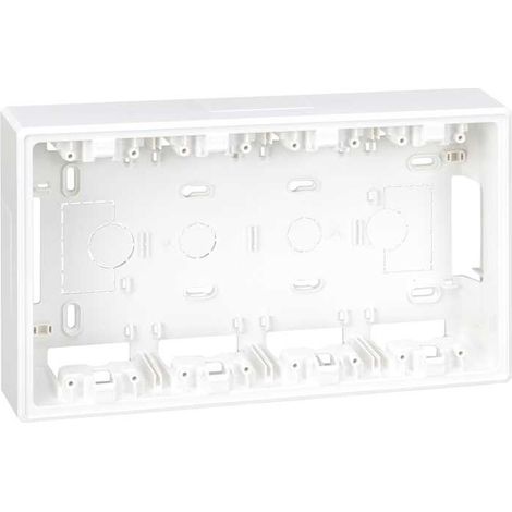 Base caja superficie para kit 4 módulos blanco SIMON 51050004-030