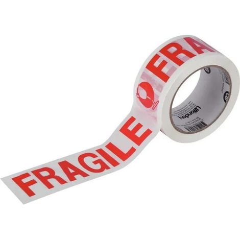 Wonday Professionelles Verpackungsband Rot Fragile