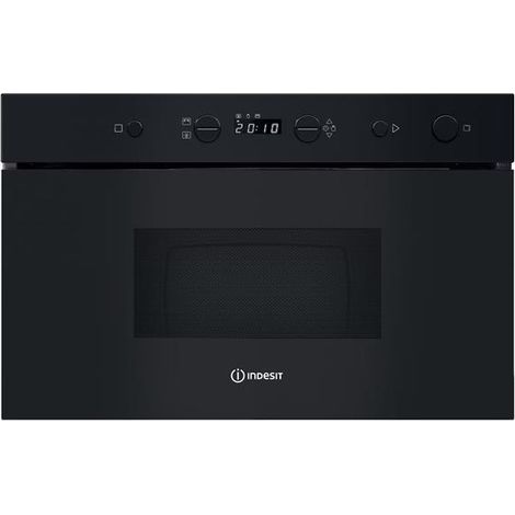 Indesit – Micro-ondes encastrable 22L 750W – Commande électronique – Dimensions 38.2 x 59.5 x 32 cm – IMK11B (1/5)
