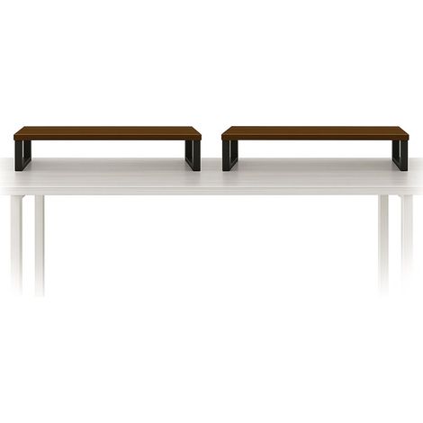 Zwei Standregale für einen Monitortisch im Wohnzimmer 90x20x10  Begryf