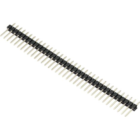 TRU COMPONENTS TC-9556676 Embase mâle Pas: 2.54 mm Nbr total de pôles: 36 Nbr de rangées: 1 1 pc(s) Y609802 (1/2)