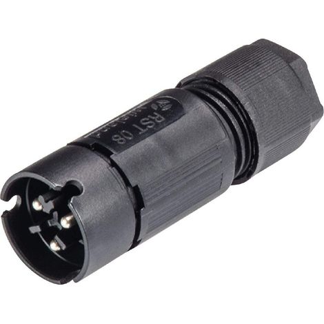 Wieland Micro Steckverbinder RST08i3 S S1 ZR1 H SW 3-polig Steckerteil Kodierung schwarz Gehäuse schwarz
