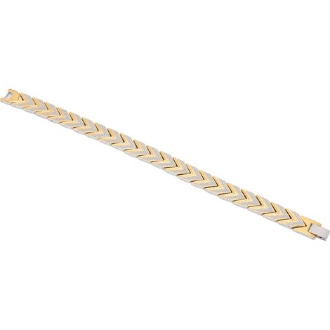 Bracelet magnétique en acier inoxydable pour soulager la douleur et prendre soin de soi (1/5)