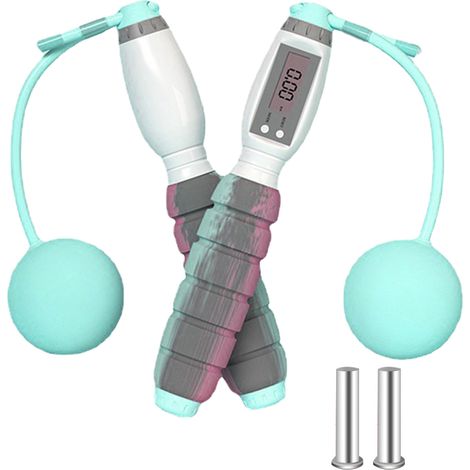 Corde À Sauter Sans Fil - Compteur Numérique - Pour Fitness Et Boxe - Adultes Et Enfants - 1 Pièce (1/5)