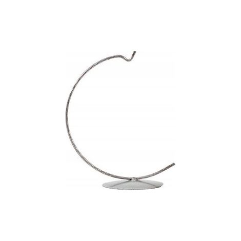 Support pour boule de Noël 100 mm, argent, 1 pièce.