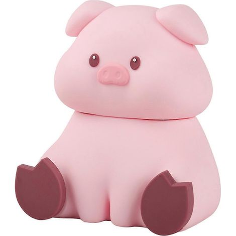 Niedlicher Mini-Bluetooth-Lautsprecher mit Handyhalterung in Tierform – Schwein (1/5)