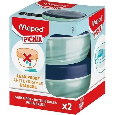 Picnik Origins Lunchbox mit blauer Sauce/Dip, 2 Stück