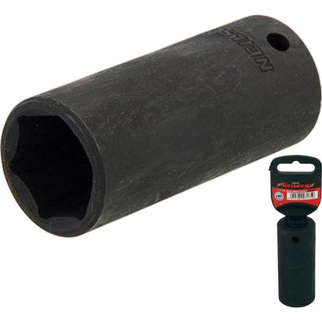 Neilsen 1/2" Drive Standard Deep Square Metric Single Impact Socket 24mm (1/2)