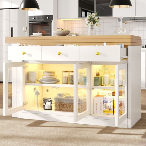 mobile contenitore 120 200 cucina allungabile LED RGB OKMYHOME (1/5)