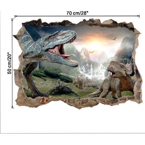 (Format 2,50 x 70 cm) 1 sticker mural 3D autocollant