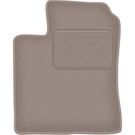 Fahrermatte aus Samt für: Daihatsu Trevis Schrägheck (2006–2009), beige