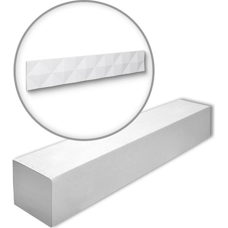 NMC PYRAMID-box ARSTYL Noel Marquet 1 carton 4 pièces 3d panneau mural design moderne blanc  0,88 m2 (1/5)