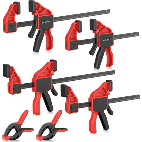 Einhandzwingen Set 6tlg Schraubzwingen 4x SW 155&310mm (1/5)