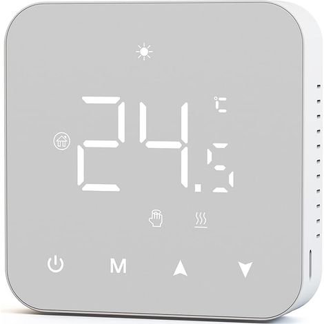 2-Wire Battery Thermostat for Gas Boilers, Manual Wall Environment Thermostat (1/5)