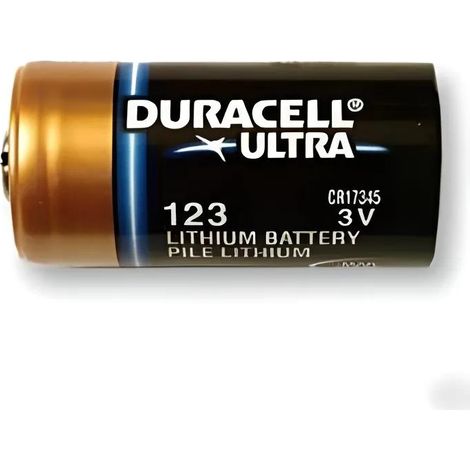 Pile photo duracell ultra lithium 3 volts 16 6 mm