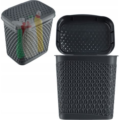 KADAX Wäschekapselbehälter, 6 l, grau, Waschmittelbox