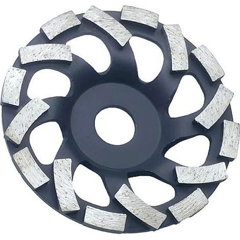 Disque Diamant Abrasif 125 à Meuler le Béton. Meule Abrasive pour Poncer Béton, Pierre, Granit (1/4)