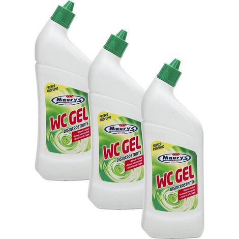 KIT SET 3 PZ MAURY'S WC GEL DISINCROSTANTE 750ML (1/2)