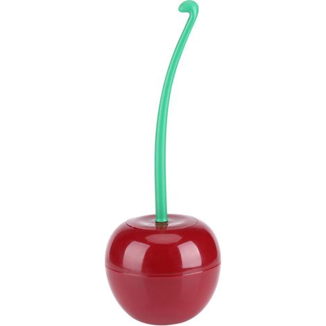 Jeffergarden Cherry - Shape Cleaning Toliet Brush Holder Standing Set Toilettes Salle de bains Outil-DOU