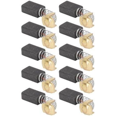 20x Balai en charbon, charbon moteur, 7mm x 11mm x 16mm pour outils électriques comme ponceuse d'angle, ponceuse orbitale (1/4)