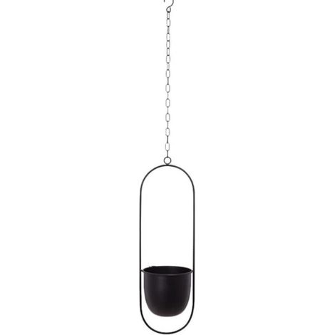 Hängekorb, Blumenampel, geeignet für Innen- und Außenbereiche, Balkone, Höfe und Gärten, Pflanzenhalter – oval (1/4)