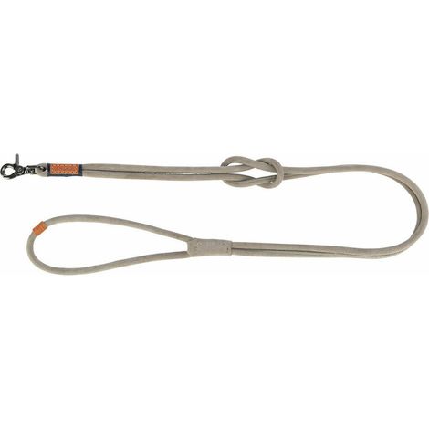 Trixie Be Nordic Hundeleine aus grauem Leder, verstellbar, 2m