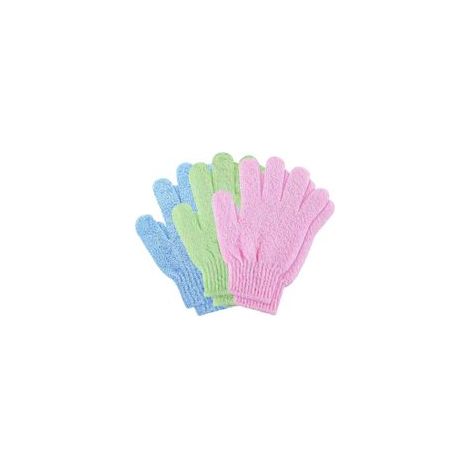 6x Gant Exfoliant Corps, Gant Gommage Corps, Gants Exfoliants pour le corps, Gant de toilette exfoliant, Nettoie Et Purifie La Peau Et Élimine Les Cellules Mortes, avec ou sans Savon Noir (1/5)