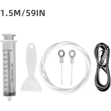 Kit de 5 outils de débouchage pour évier de réfrigérateur (5 pièces) (1/4)