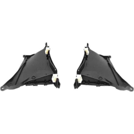 1 paire de conduits d'air intérieurs avant 51747347375/51747347376 pour panneaux latéraux de canal d'air des séries 7 G11 et G12 (15-19 pouces). (1/5)