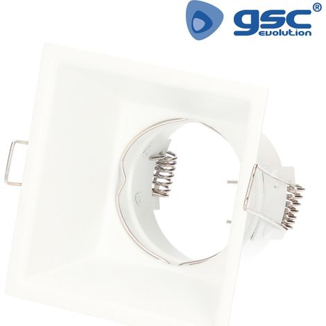 GSC 200405008 Aro cuadrado empotrable Taitu 88x88mm antideslumbramiento Blanco mate (1/5)