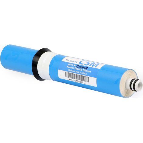 Naturewater CSM Membrane Osmose inverse 50G RO diaphragme – 45 x 45 x 254 mm – 185 l/jour / 50 GPD – 10 / 254 mm – Filtre Filtration Purification Eau potable et de robinet" (1/5)
