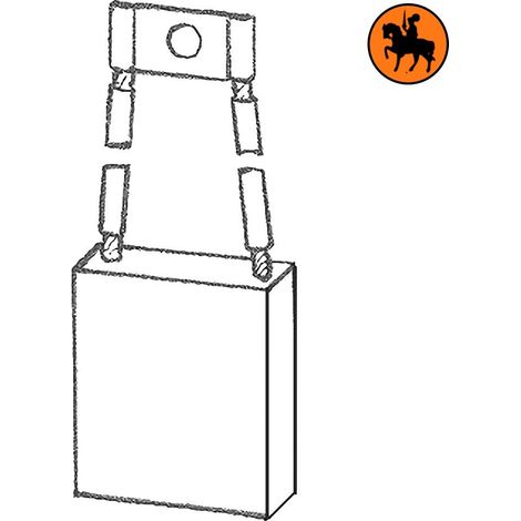 Ensemble de 4 balais de charbon KOMATSU KF150740004/ KF1-51740-0440 10x32x40mm
