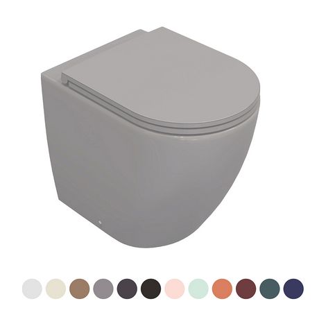 Infinity vaso rimless filomuro cm 52 bianco lucido