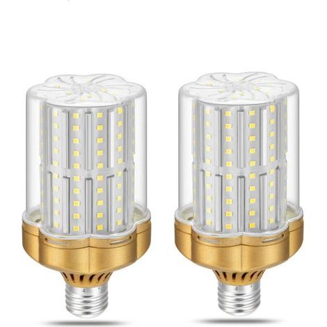 Ampoule LED E27 30 W, blanc froid 6000 K (équivalent à une ampoule à incandescence de 250 W), 3500 lm, non dimmable, sans scintillement, lot de 2 (1/4)