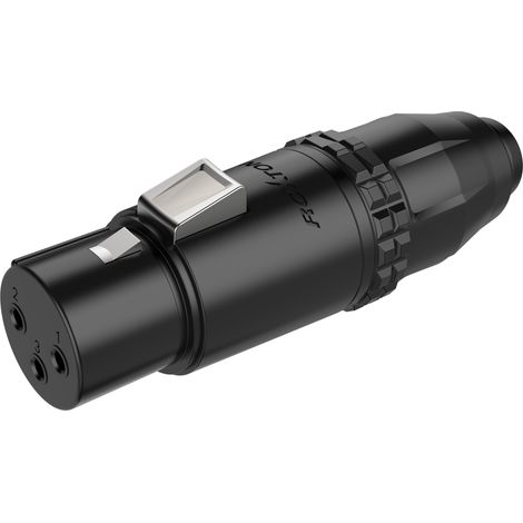 Conector impermeable tipo XLR Roxtone RX3FWP-BG IP67 (1/5)