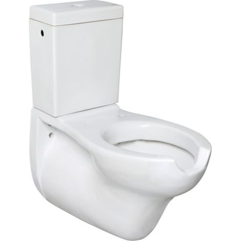 Vaso monoblocco sospeso con apertura frontale in ceramica bianca - Idral Easy 10282 (1/5)